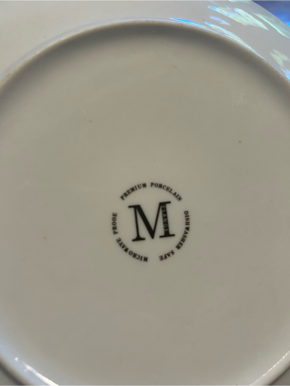 Melange Porcelain “Birds in Forest” Dinnerware. (4) Soup Bowls (4) Salad Plates. - Picture 2 of 10